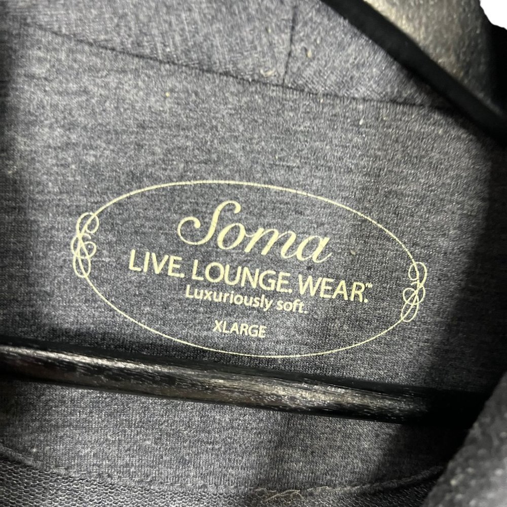 Soma Grey Button Up Cardigan XL - Picture 4 of 5